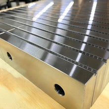 Load image into Gallery viewer, Machinable 1018 Serrated Dovetail Vise Jaws! (.062” Step)
